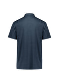 Mens Orbit Short Sleeve Polo - Navy ||SRC=https://cdn.fashionbizapps.nz/honeybee/images/P410MS_Product_Navy_02.jpg