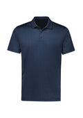 Mens Echo Short Sleeve Polo - Carbon Blue ||SRC=https://cdn.fashionbizapps.nz/honeybee/images/P412MS_Product_CarbonBlue_01.jpg