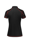 Womens Dart Short Sleeve Polo - Black/Red ||SRC=https://cdn.fashionbizapps.nz/honeybee/images/P419LS_Product_Black_Red_02_jIUxHwl.jpg