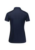 Womens Dart Short Sleeve Polo - Navy/Navy ||SRC=https://cdn.fashionbizapps.nz/honeybee/images/P419LS_Product_Navy_Navy_02.jpg