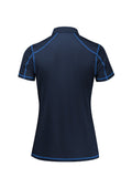 Womens Dart Short Sleeve Polo - Navy/Royal ||SRC=https://cdn.fashionbizapps.nz/honeybee/images/P419LS_Product_Navy_Royal_02.jpg