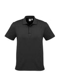 Mens Shadow Short Sleeve Polo - Graphite Black ||SRC=https://cdn.fashionbizapps.nz/honeybee/images/P501MS_bProduct_GraphiteBlack_01_oKsDq9m.jpg