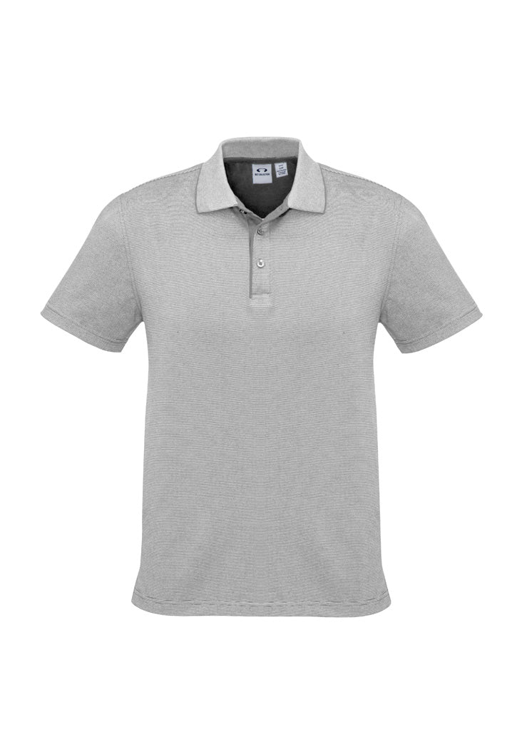 Mens Shadow Short Sleeve Polo - Silver Grey ||SRC=https://cdn.fashionbizapps.nz/honeybee/images/P501MS_bProduct_SilverGrey_01_Vb9OlUb.jpg