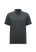 Mens Lotus Short Sleeve Polo - Charcoal ||SRC=https://cdn.fashionbizapps.nz/honeybee/images/P515MS_Product_Charcoal_01_NtqfsLV.jpg
