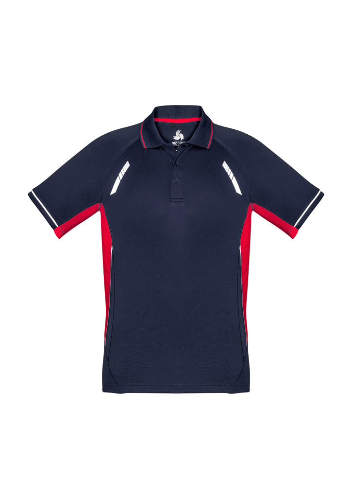 Kids Renegade Short Sleeve Polo - Navy/Red/Silver ||SRC=https://cdn.fashionbizapps.nz/honeybee/images/P700KS_bProduct_Navy_Red_Silver_01_ZoCIywl.jpg