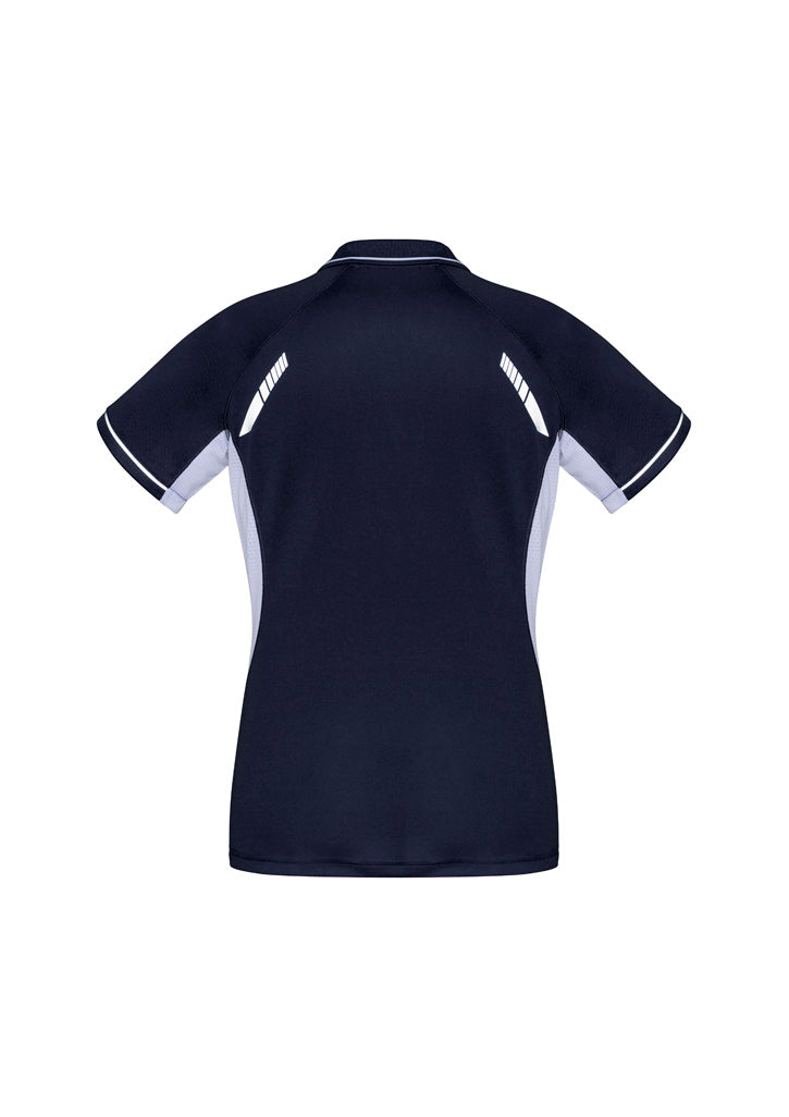 Womens Renegade Short Sleeve Polo - Navy/White/Silver ||SRC=https://cdn.fashionbizapps.nz/honeybee/images/P700LS_bProduct_Navy_White_Silver_02_BN1O0Ij.jpg