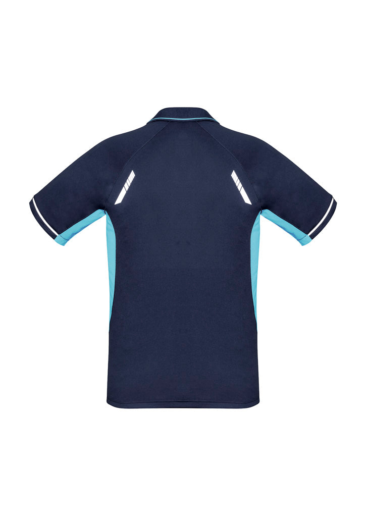Mens Renegade Short Sleeve Polo - Navy/Sky/Silver ||SRC=https://cdn.fashionbizapps.nz/honeybee/images/P700MS_bProduct_Navy_Sky_Silver_02_lZzJvPM.jpg