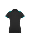 Womens Rival Short Sleeve Polo - Black/Teal ||SRC=https://cdn.fashionbizapps.nz/honeybee/images/P705LS_bProduct_Black_Teal_02_WPiKkLS.jpg