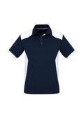 Mens Rival Short Sleeve Polo - Navy/White ||SRC=https://cdn.fashionbizapps.nz/honeybee/images/P705MS_bProduct_Navy_White_01_4Mk90Sr.jpg