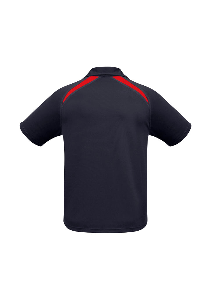 Kids Splice Short Sleeve Polo - Navy/Red ||SRC=https://cdn.fashionbizapps.nz/honeybee/images/P7700B_bProduct_Navy_Red_02_pcz0xfd.jpg