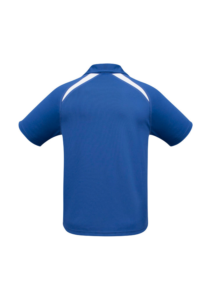 Kids Splice Short Sleeve Polo - Royal/White ||SRC=https://cdn.fashionbizapps.nz/honeybee/images/P7700B_bProduct_Royal_White_02_tPDILNx.jpg