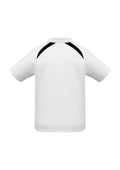 Kids Splice Short Sleeve Polo - White/Navy ||SRC=https://cdn.fashionbizapps.nz/honeybee/images/P7700B_bProduct_White_Navy_02_6HoDNlx.jpg