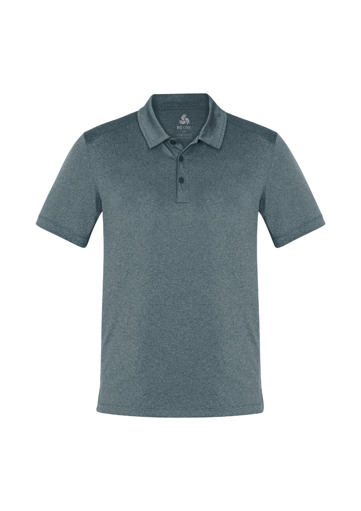 Mens Aero Short Sleeve Polo - Charcoal ||SRC=https://cdn.fashionbizapps.nz/honeybee/images/P815MS_Product_Charcoal_01_kNP6ggE.jpg