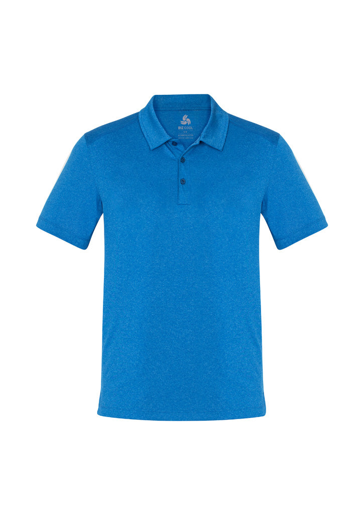 Mens Aero Short Sleeve Polo - Cyan ||SRC=https://cdn.fashionbizapps.nz/honeybee/images/P815MS_Product_Cyan_01_BoY2kjQ.jpg