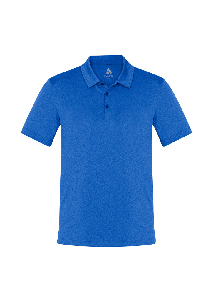 Mens Aero Short Sleeve Polo - Electric Blue ||SRC=https://cdn.fashionbizapps.nz/honeybee/images/P815MS_Product_ElectricBlue_01_4XvUNHL.jpg