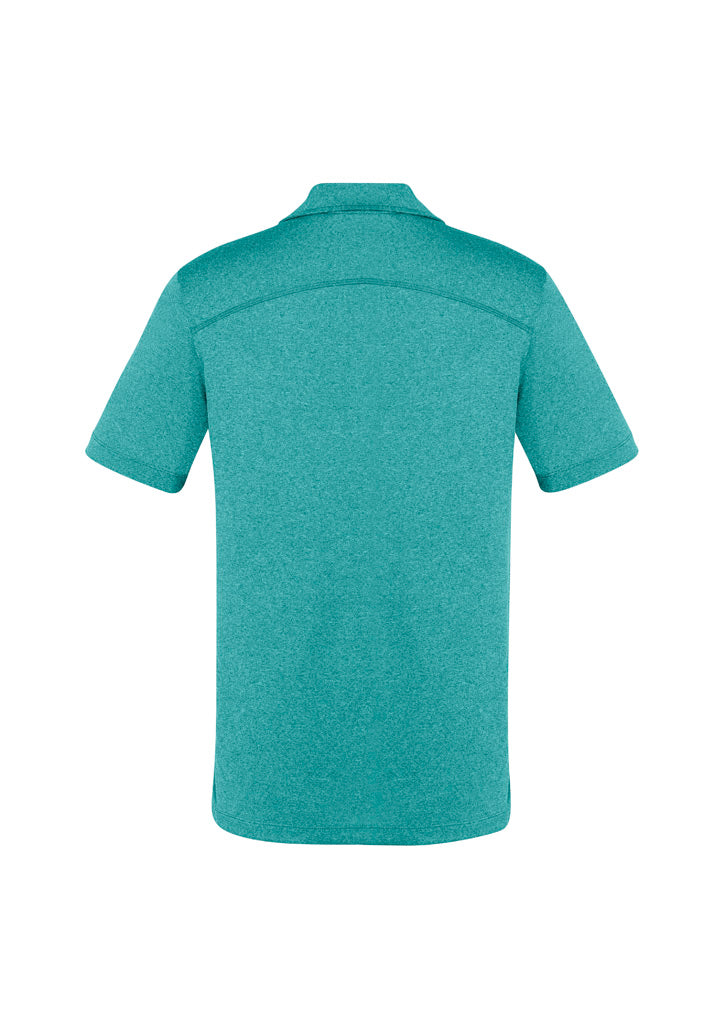 Mens Aero Short Sleeve Polo - Teal ||SRC=https://cdn.fashionbizapps.nz/honeybee/images/P815MS_Product_Teal_02.jpg