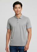 Mens Aero Short Sleeve Polo ||SRC=https://cdn.fashionbizapps.nz/honeybee/images/P815MS_Talent_Silver_01_R.jpg