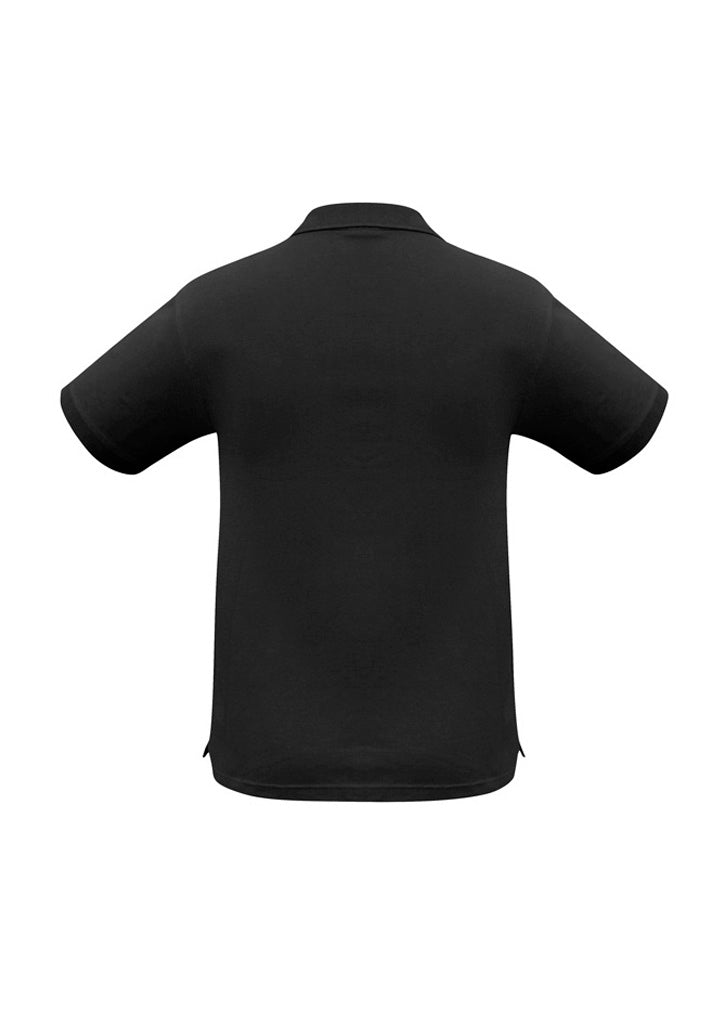 Mens Oceana Short Sleeve Polo - Black ||SRC=https://cdn.fashionbizapps.nz/honeybee/images/P9000_bProduct_Black_02_CybWch7.jpg