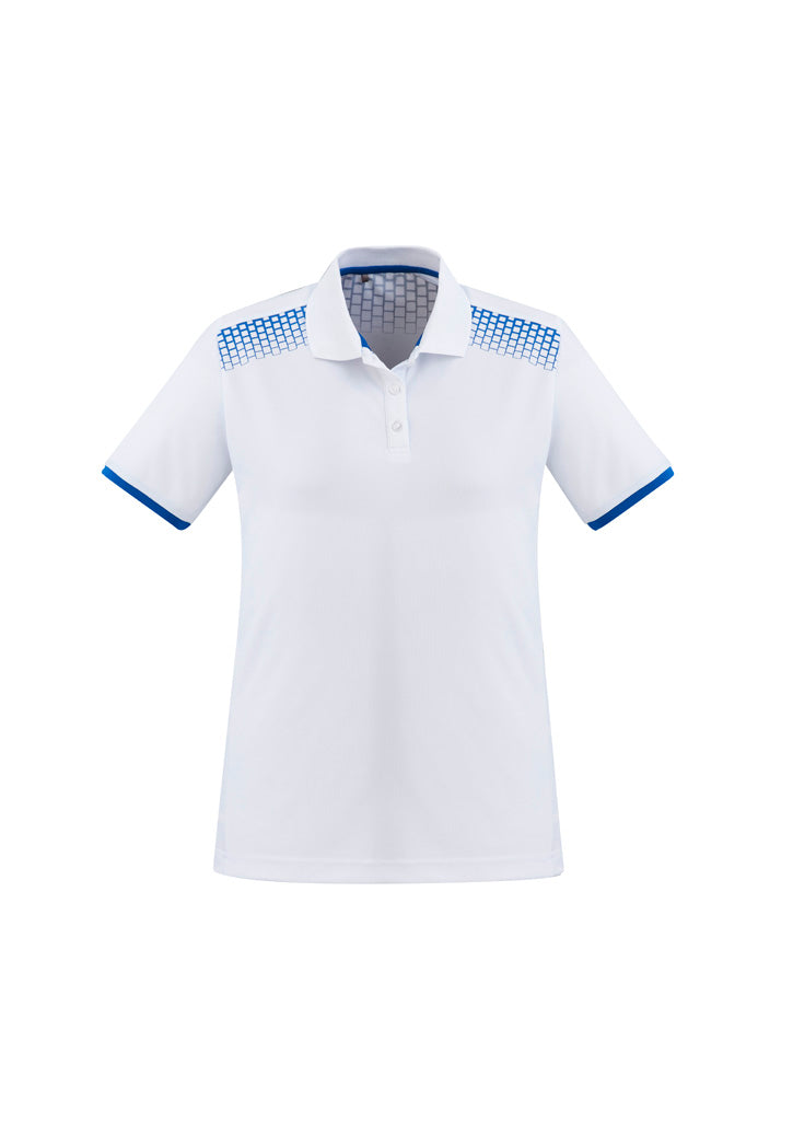 Womens Galaxy Short Sleeve Polo - White/Royal ||SRC=https://cdn.fashionbizapps.nz/honeybee/images/P900LS_bProduct_White_Royal_01_7D6k1t5.jpg