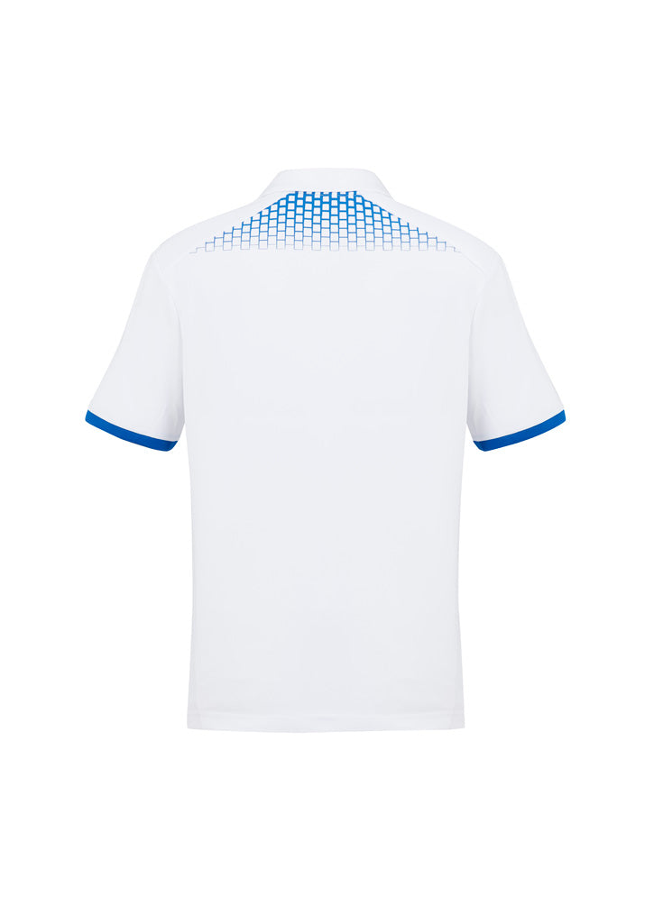 Mens Galaxy Short Sleeve Polo - White/Royal ||SRC=https://cdn.fashionbizapps.nz/honeybee/images/P900MS_bProduct_White_Royal_02_dY0aIiG.jpg