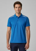 Mens Sonar Short Sleeve Polo ||SRC=https://cdn.fashionbizapps.nz/honeybee/images/P901MS_Talent_Royal_White_01_R.jpg