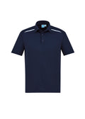 Mens Sonar Short Sleeve Polo - Navy/White ||SRC=https://cdn.fashionbizapps.nz/honeybee/images/P901MS_bProduct_Navy_White_01_08AuTGr.jpg