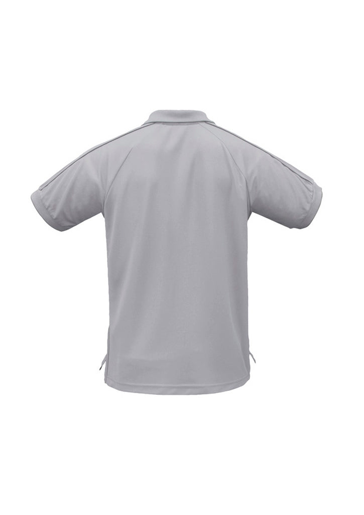 Mens Resort Short Sleeve Polo - Grey/Charcoal ||SRC=https://cdn.fashionbizapps.nz/honeybee/images/P9900_bProduct_Grey_Charcoal_02_ujR6K0R.jpg