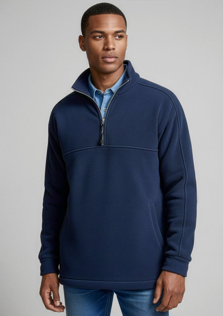 Mens Heavy Weight Fleece ||SRC=https://cdn.fashionbizapps.nz/honeybee/images/PF380_Talent_Navy_01_hYhJ0Nc.jpg