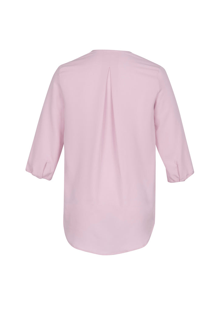 Womens Lily Longline Blouse - Amethyst ||SRC=https://cdn.fashionbizapps.nz/honeybee/products/management/data/images/product/725x1026/S015LT_Amethyst_B_cFZQeHp.jpg