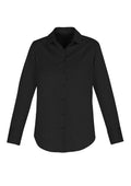 Womens Camden Long Sleeve Shirt - Black ||SRC=https://cdn.fashionbizapps.nz/honeybee/images/S016LL_bProduct_Black_01_Kam1uB4.jpg