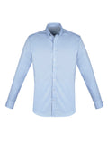 Mens Camden Long Sleeve Shirt - Blue ||SRC=https://cdn.fashionbizapps.nz/honeybee/images/S016ML_bProduct_Blue_01_OGrFH6r.jpg