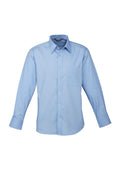 Mens Base Long Sleeve Shirt - Blue ||SRC=https://cdn.fashionbizapps.nz/honeybee/images/S10510_bProduct_Blue_01_tPiOJNE.jpg