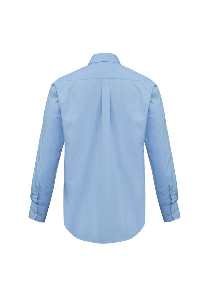 Mens Base Long Sleeve Shirt - Blue ||SRC=https://cdn.fashionbizapps.nz/honeybee/images/S10510_bProduct_Blue_02_1WuIlY0.jpg