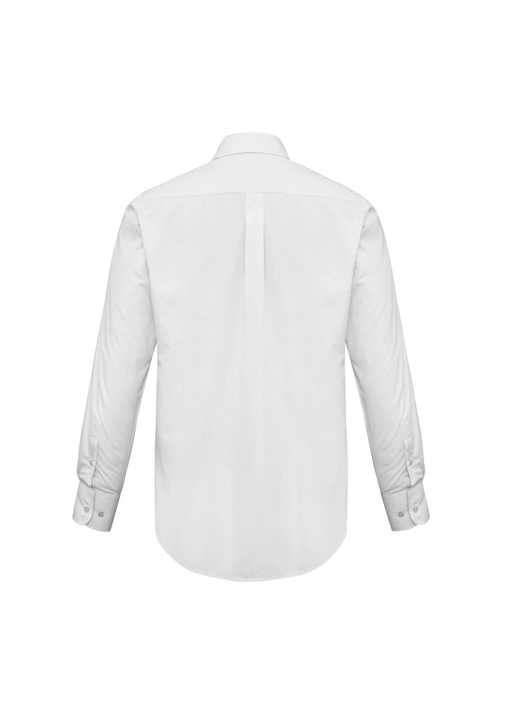Mens Base Long Sleeve Shirt - White ||SRC=https://cdn.fashionbizapps.nz/honeybee/images/S10510_bProduct_White_02_EHpIcYA.jpg