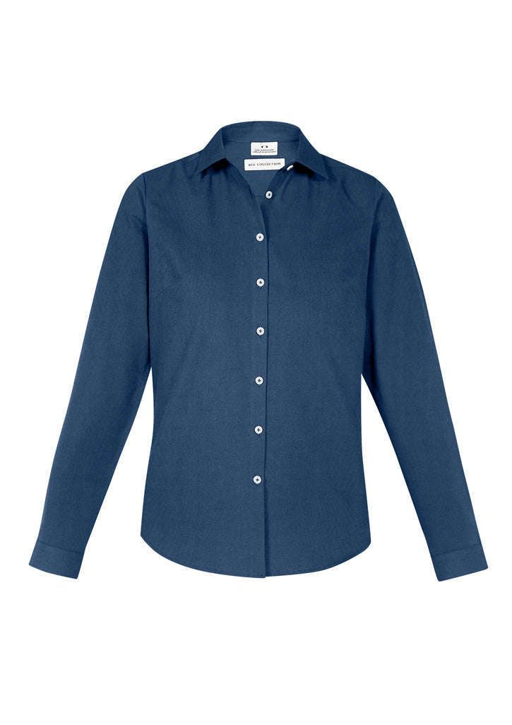 Womens Memphis Long Sleeve Shirt - Mineral Blue ||SRC=https://cdn.fashionbizapps.nz/honeybee/images/S127LL_bProduct_MineralBlue_01_Cdo2ulT.jpg
