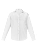 Womens Memphis Long Sleeve Shirt - White ||SRC=https://cdn.fashionbizapps.nz/honeybee/images/S127LL_bProduct_White_01_3AiVYLN.jpg