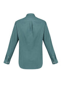Mens Memphis Long Sleeve Shirt - Jasper Green ||SRC=https://cdn.fashionbizapps.nz/honeybee/images/S127ML_bProduct_JasperGreen_02_5431aKh.jpg