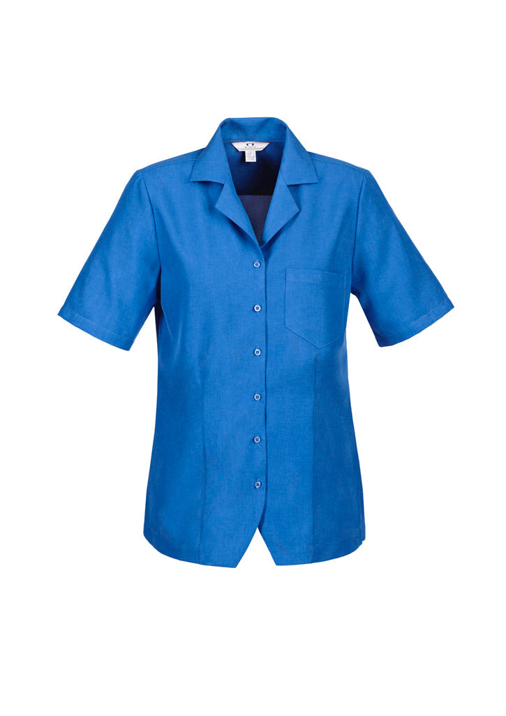 Womens Oasis Overblouse - Electric Blue ||SRC=https://cdn.fashionbizapps.nz/honeybee/images/S265LS_bProduct_ElectricBlue_01_taMVaVv.jpg