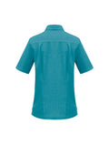 Womens Oasis Overblouse - Teal ||SRC=https://cdn.fashionbizapps.nz/honeybee/images/S265LS_bProduct_Teal_02_knYAmKq.jpg