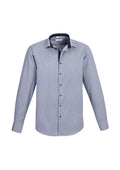 Mens Edge Long Sleeve Shirt - Blue ||SRC=https://cdn.fashionbizapps.nz/honeybee/images/S267ML_bProduct_Blue_01_2MP4evy.jpg