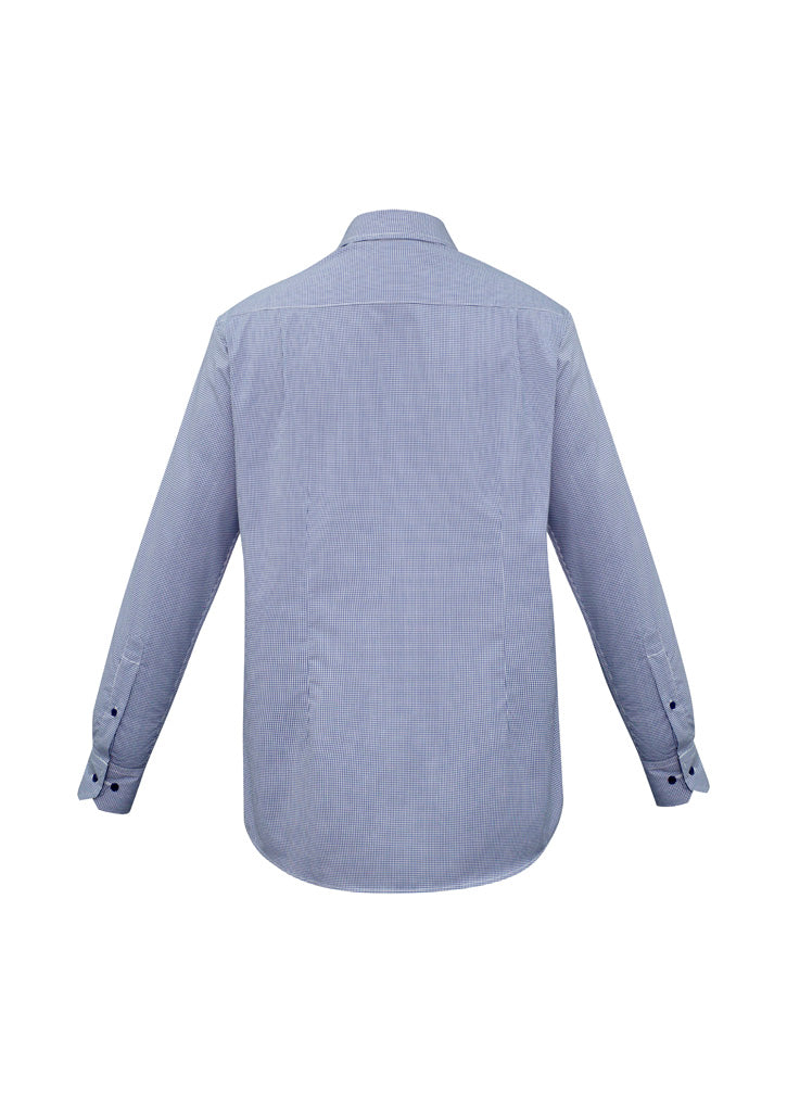 Mens Edge Long Sleeve Shirt - Blue ||SRC=https://cdn.fashionbizapps.nz/honeybee/images/S267ML_bProduct_Blue_02_YXgqdvk.jpg