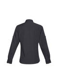 Womens Bondi Long Sleeve Shirt - Charcoal ||SRC=https://cdn.fashionbizapps.nz/honeybee/images/S306LL_bProduct_Charcoal_02_h2SfmM6.jpg