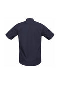 Mens Bondi Short Sleeve Shirt - Navy ||SRC=https://cdn.fashionbizapps.nz/honeybee/images/S306MS_bProduct_Navy_02_XP1vTDi.jpg