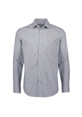 Mens Conran Classic Long Sleeve Shirt - Slate/White ||SRC=https://cdn.fashionbizapps.nz/honeybee/images/S336ML_bProduct_Slate_White_01_1Bgf8QN.jpg