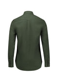Womens Soul Long Sleeve Shirt - Olive ||SRC=https://cdn.fashionbizapps.nz/honeybee/images/S421LL_Product_Olive_02.jpg