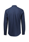 Mens Soul Long Sleeve Shirt - Navy ||SRC=https://cdn.fashionbizapps.nz/honeybee/images/S421ML_Product_Navy_02.jpg