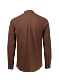 Mens Soul Long Sleeve Shirt - Rust ||SRC=https://cdn.fashionbizapps.nz/honeybee/images/S421ML_Product_Rust_02.jpg