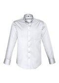 Mens Dalton Long Sleeve Shirt - White ||SRC=https://cdn.fashionbizapps.nz/honeybee/images/S522ML_Product_White_01.jpg