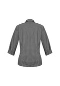 Womens Ellison 3/4 Sleeve Shirt - Black ||SRC=https://cdn.fashionbizapps.nz/honeybee/images/S716LT_bProduct_Black_02_78KABAh.jpg