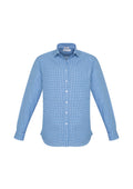 Mens Ellison Long Sleeve Shirt - French Blue ||SRC=https://cdn.fashionbizapps.nz/honeybee/images/S716ML_bProduct_FrenchBlue_01_wgYBty2.jpg